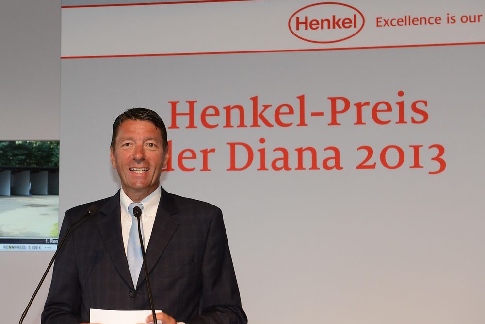 Kasper Rorsted, Vorstandsvorsitzender von Henkel, begrüßte die Gäste in der Henkel-Lounge