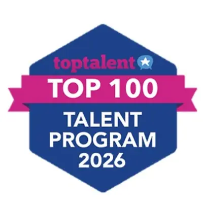 Logotip nagrade programa Top 100 Talent 2026.